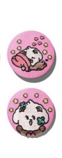 「確認款」日限定刺繡徽章-栗嘻