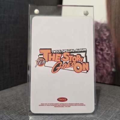 Twice美版特典小卡（子瑜）