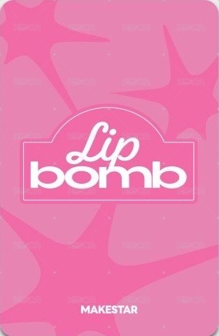 lip bomb ms 2.0線下 牛角扣大衣ver. 簽售卡  背面