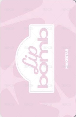 lip bomb ms 2.0線上 簽售卡  背面