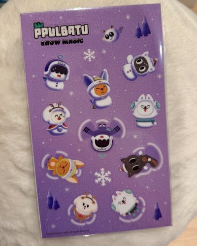 角巴兔 SNOW MAGIC 貼紙
