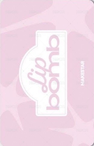 lip bomb ms 2.0線上 簽售卡  背面