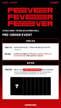 FEVER再版專 MINIRECORD 預售