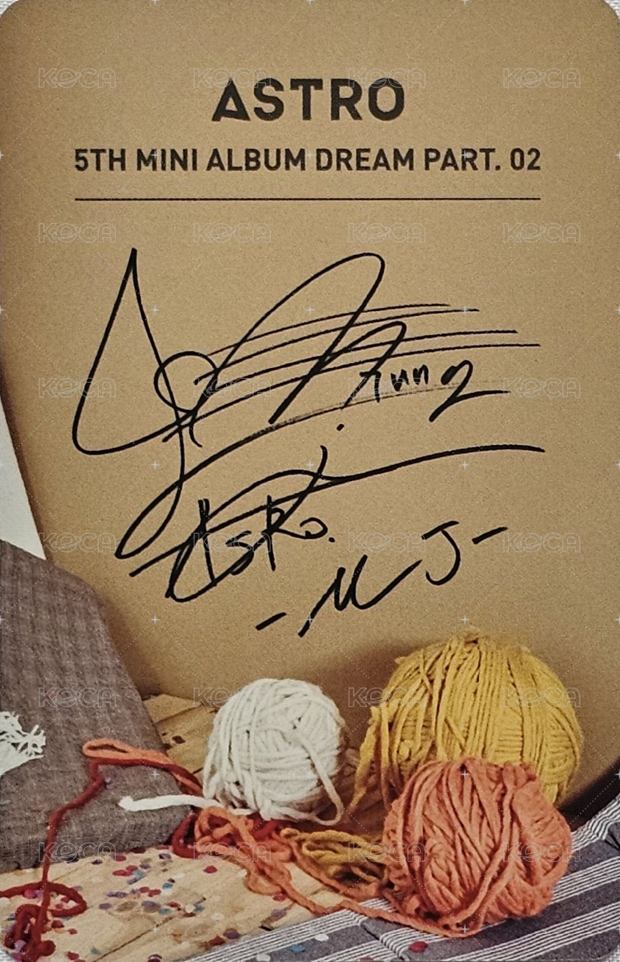 夢二 專輯卡 With ver. 背面