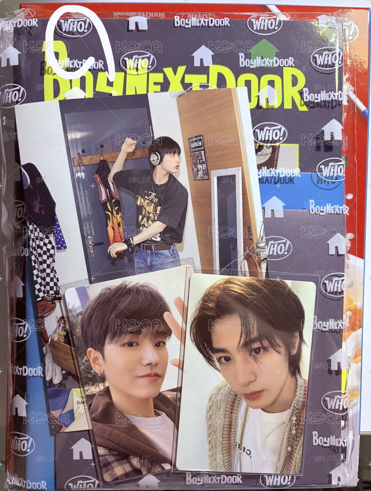 BOYNEXTDOOR WHO! 專輯 Crunch ver.已拆專