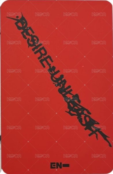 迷六 bdm 預售 特典卡  背面