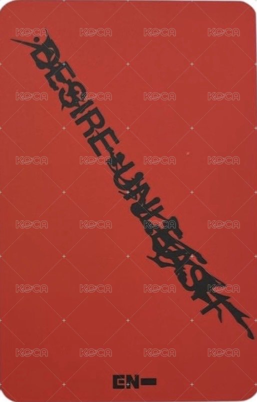 迷六 bdm 預售 特典卡  背面