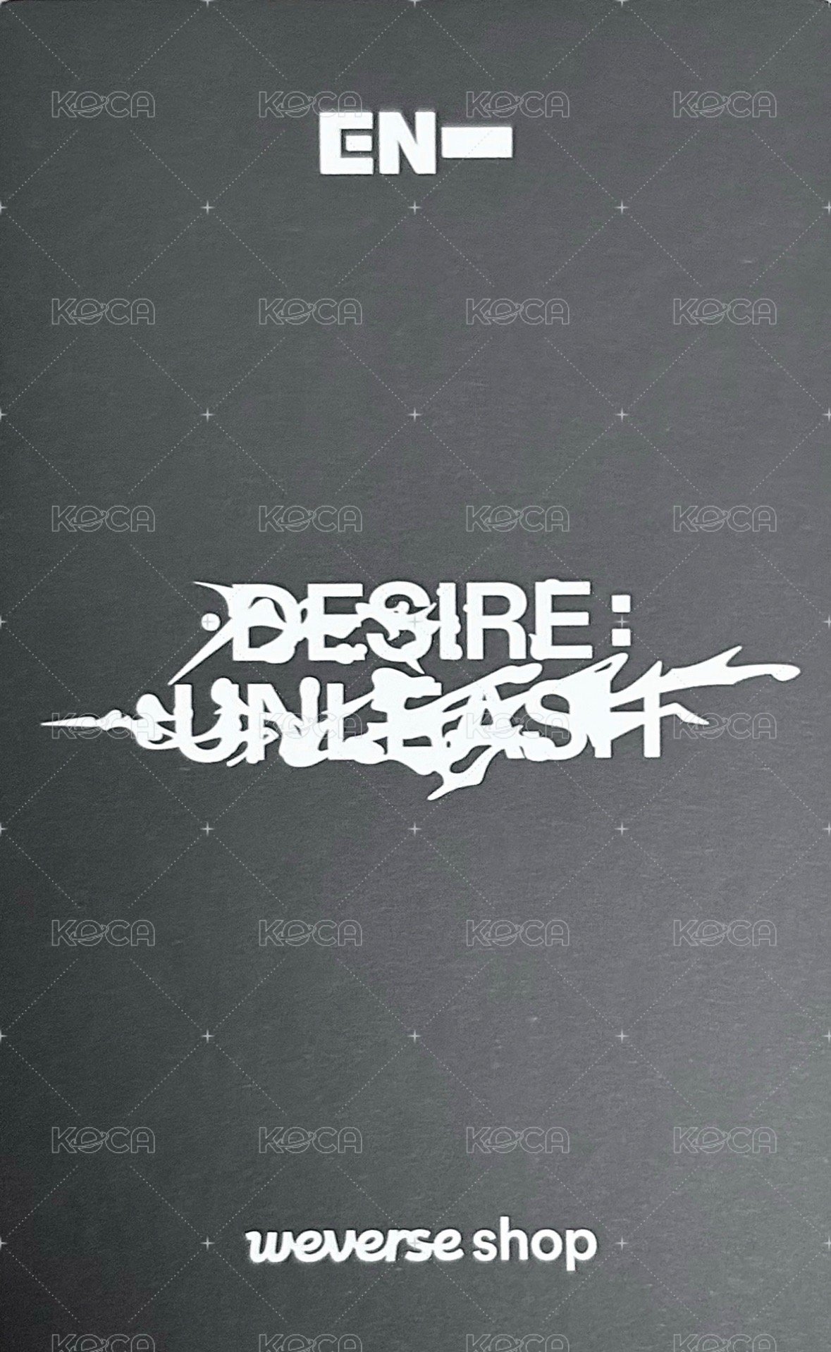 迷六 kkt 預售 特典卡  背面