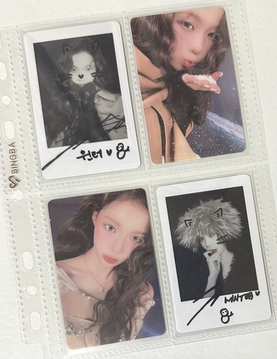   aespa winter MOEVIR雜誌卡