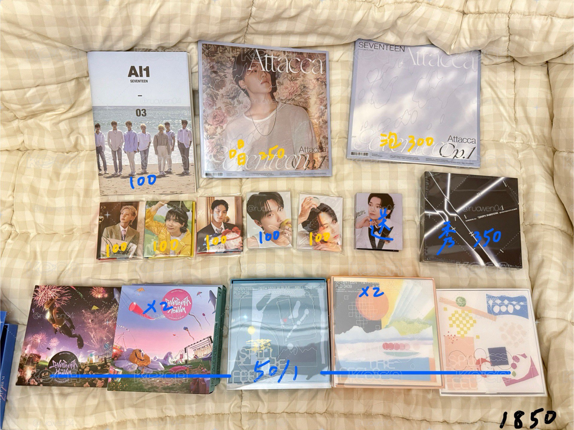迷九op1、雨衣盤、親愛盤、迷十二空專