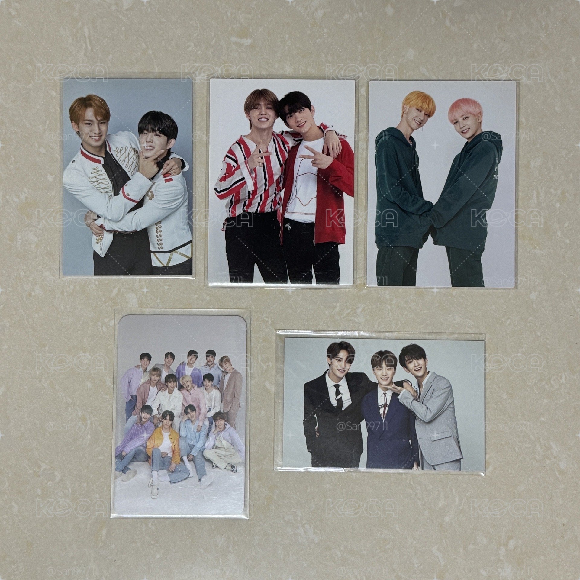 Seventeen 各種組合小卡