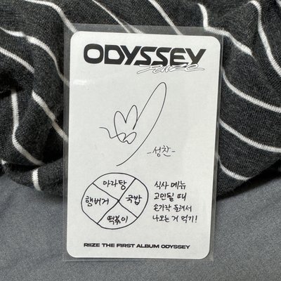 odyssey專卡成🦌（手繪卡背）贈桶單封PB&醬頭貼🧡