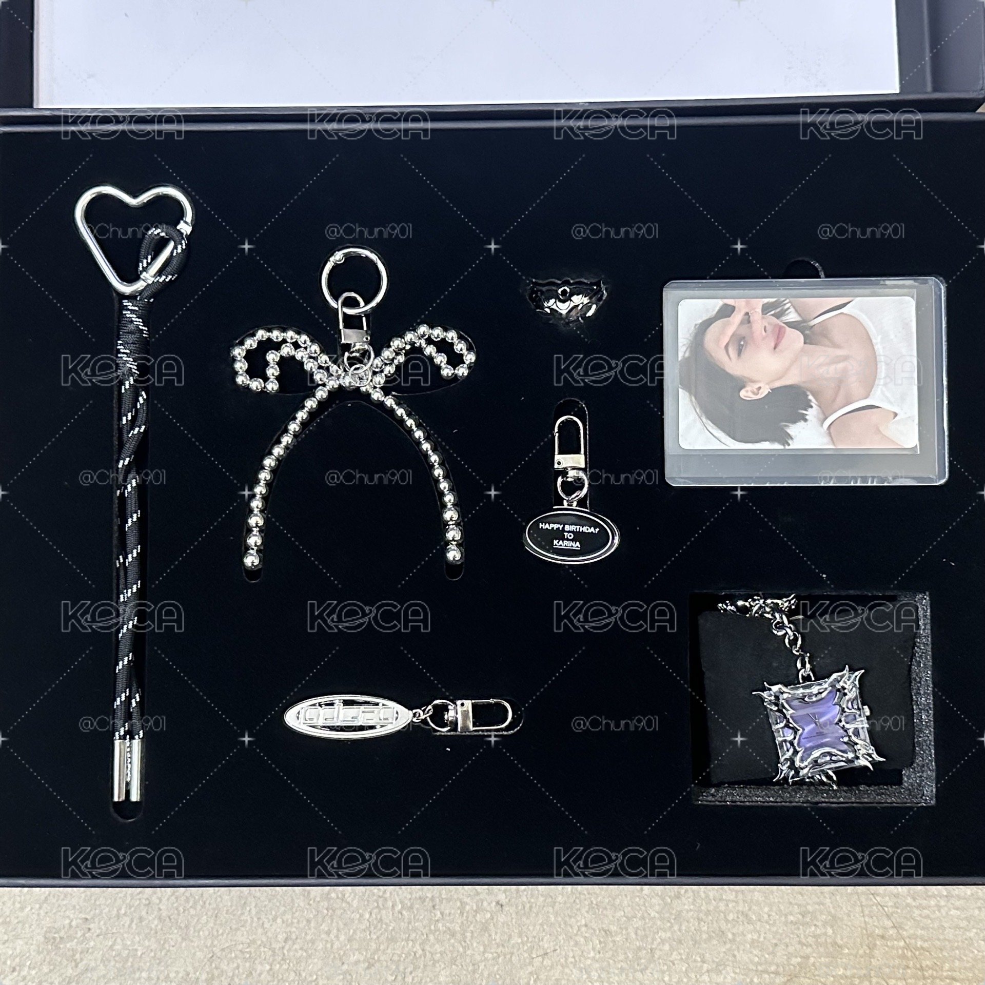 aespa 中區 生日禮盒 Karina 柚 整套全新