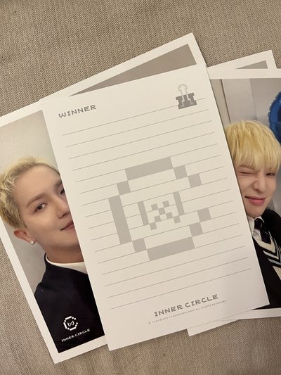 Winner weverse 會員禮 明信片