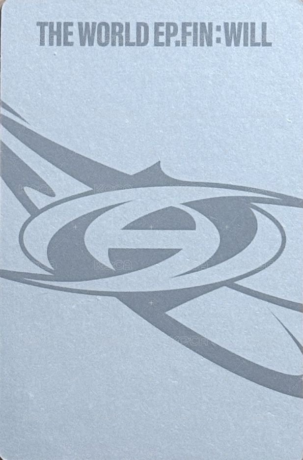 Will hello82 Limited DIGIPAK 專輯卡  背面