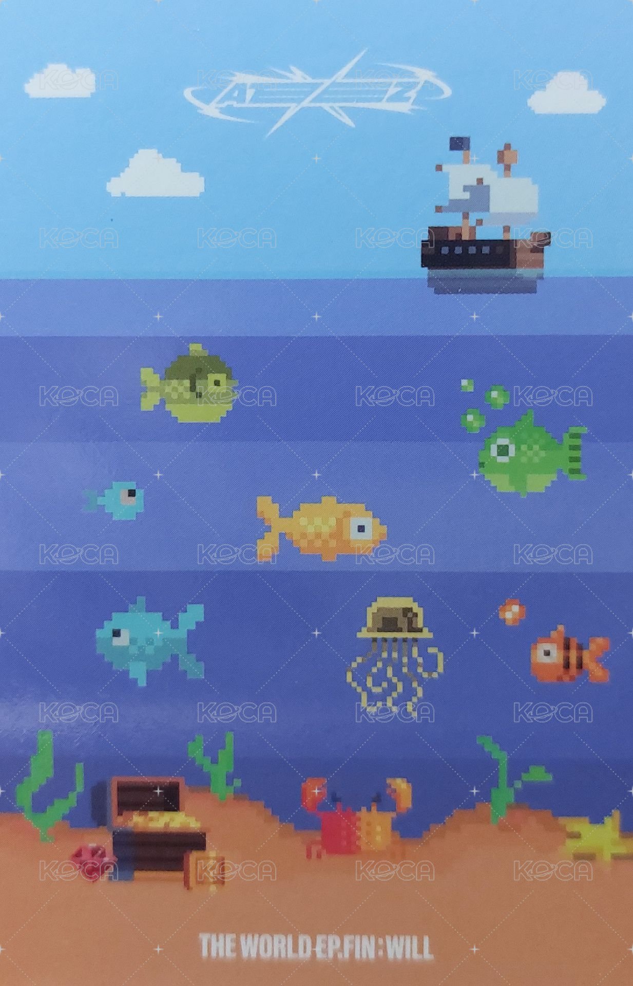 Will hello82 POP-UP 特典卡 Ocean Friends ver. 背面