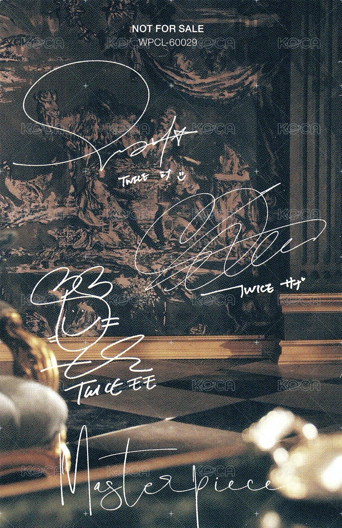 迷一 專輯卡 Once ver. 團卡 背面