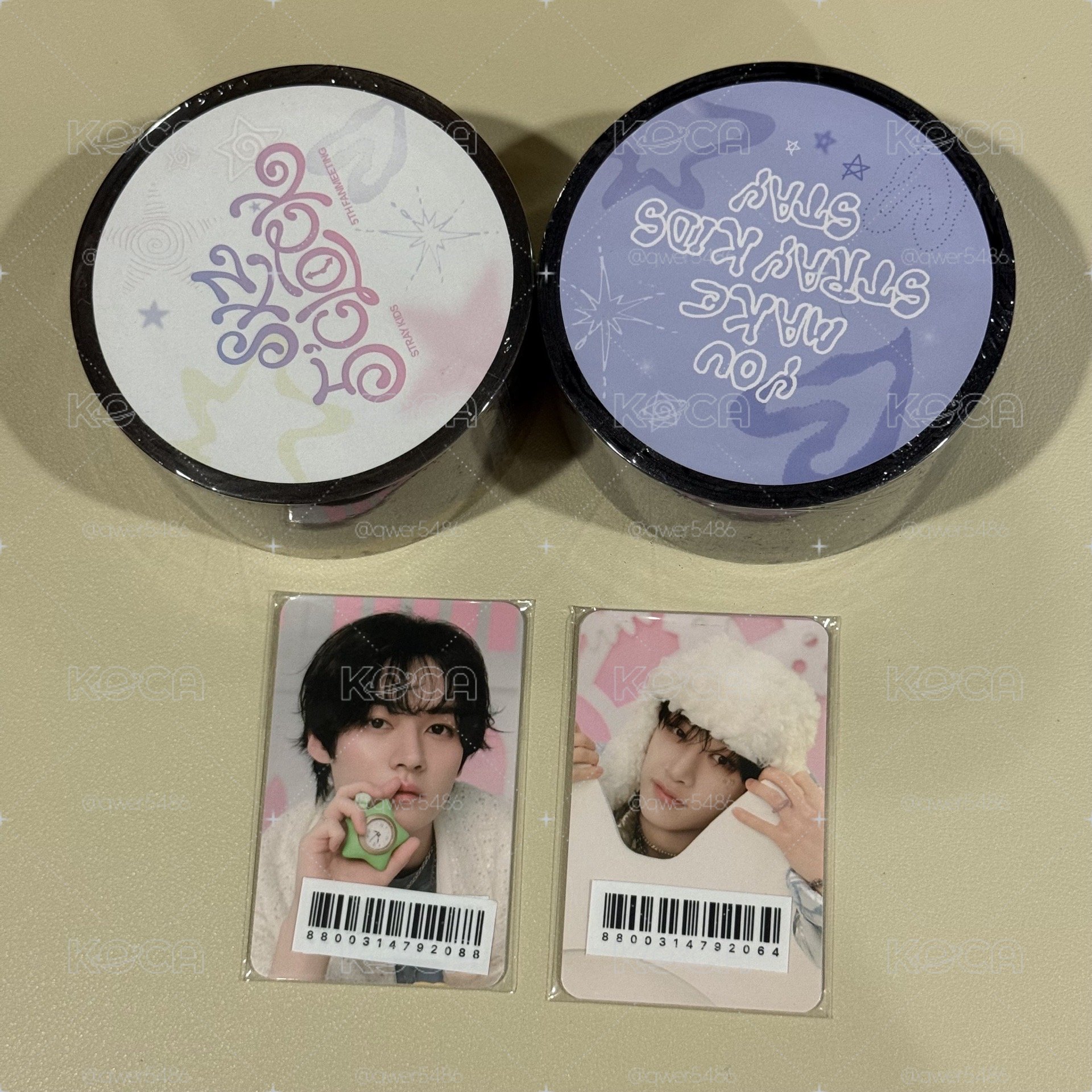 SKZ 5th FM 封箱膠帶 A+B 含小卡