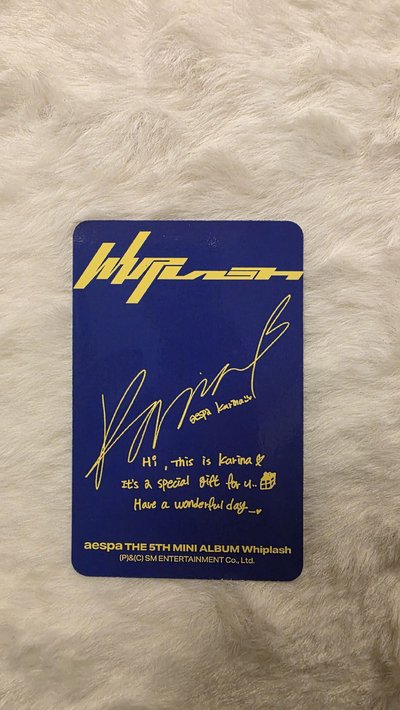 Whiplash target 專輯卡 target柚專卡