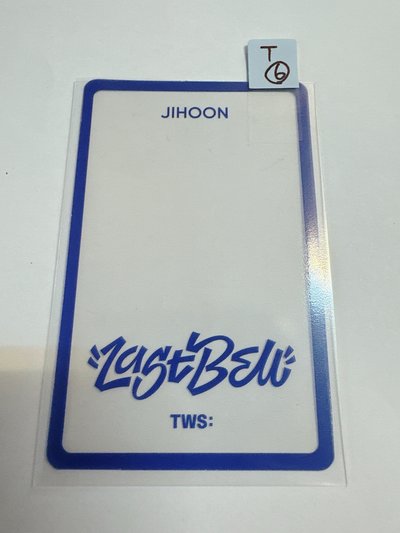 TWS 首張單曲特典-韓志薫（含透卡膜）