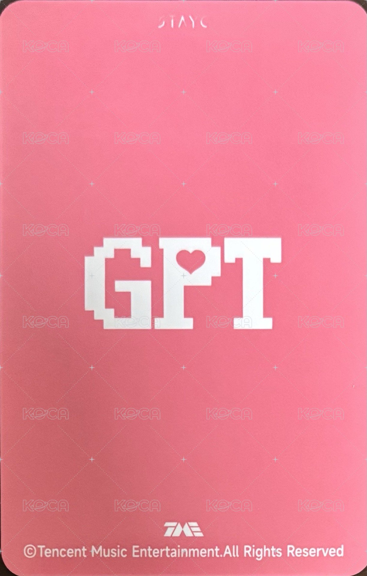 GPT 星光卡 一星森 背面