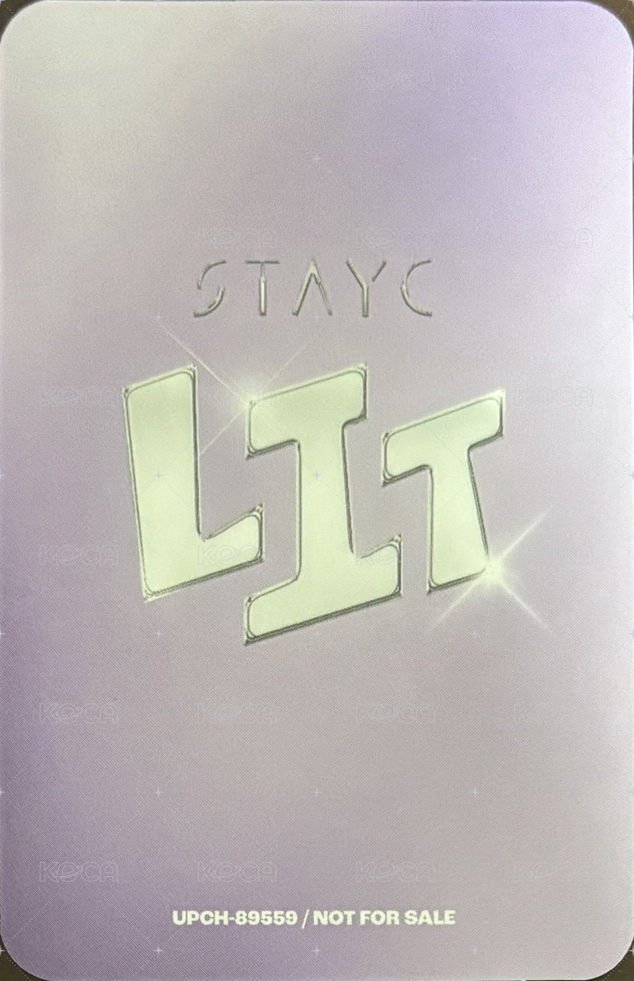 LIT 專輯卡 單封卡 背面