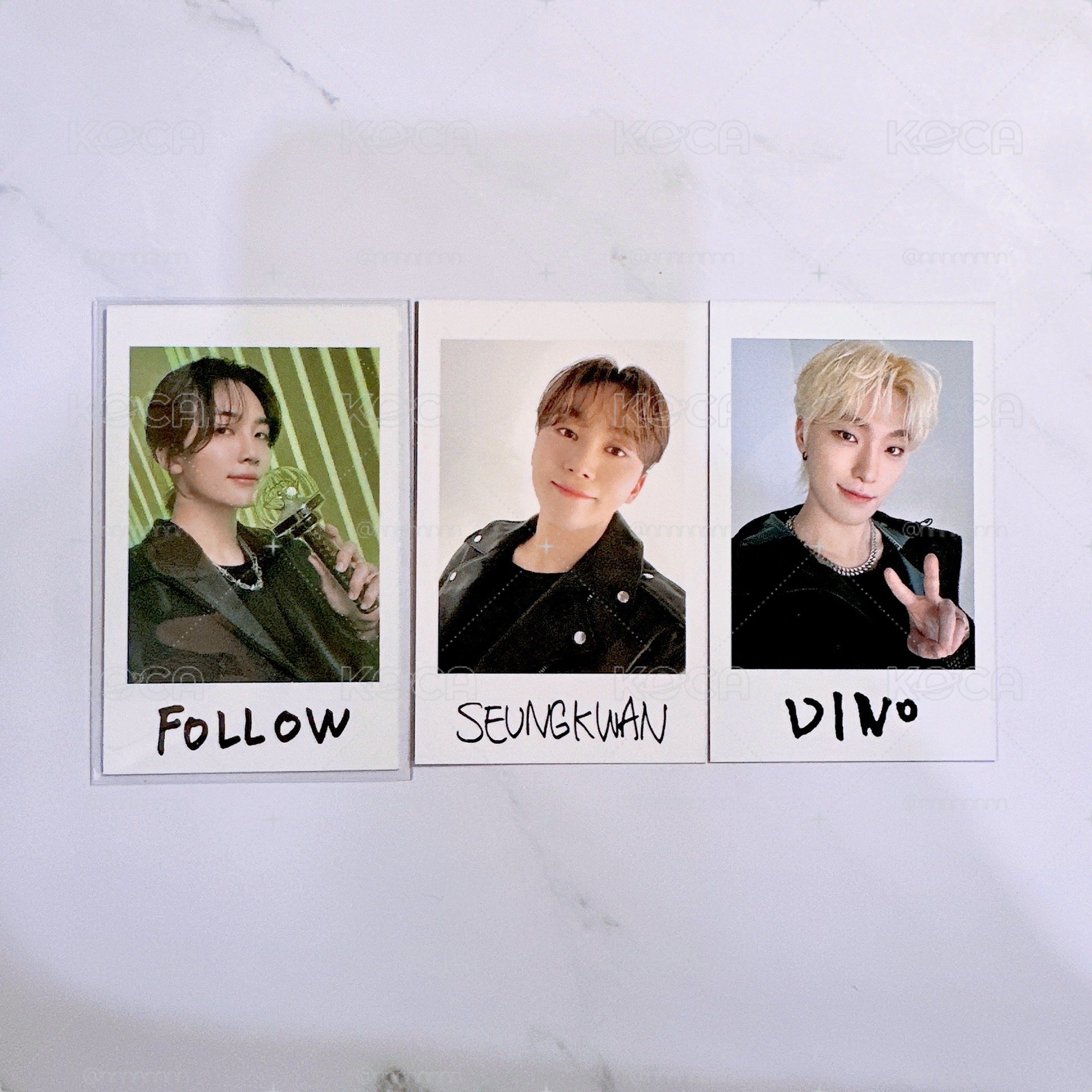 SEVENTEEN Follow 日巡拍立得