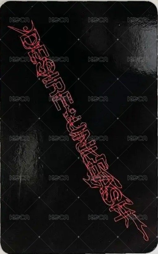 迷六 Kpop Nara 特典卡  背面