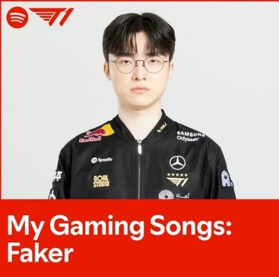 Faker t1主場日spotify限定nfc小卡