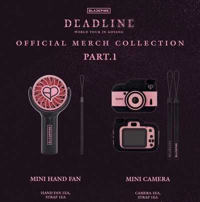 Blackpink Deadline 亞巡MD小相機