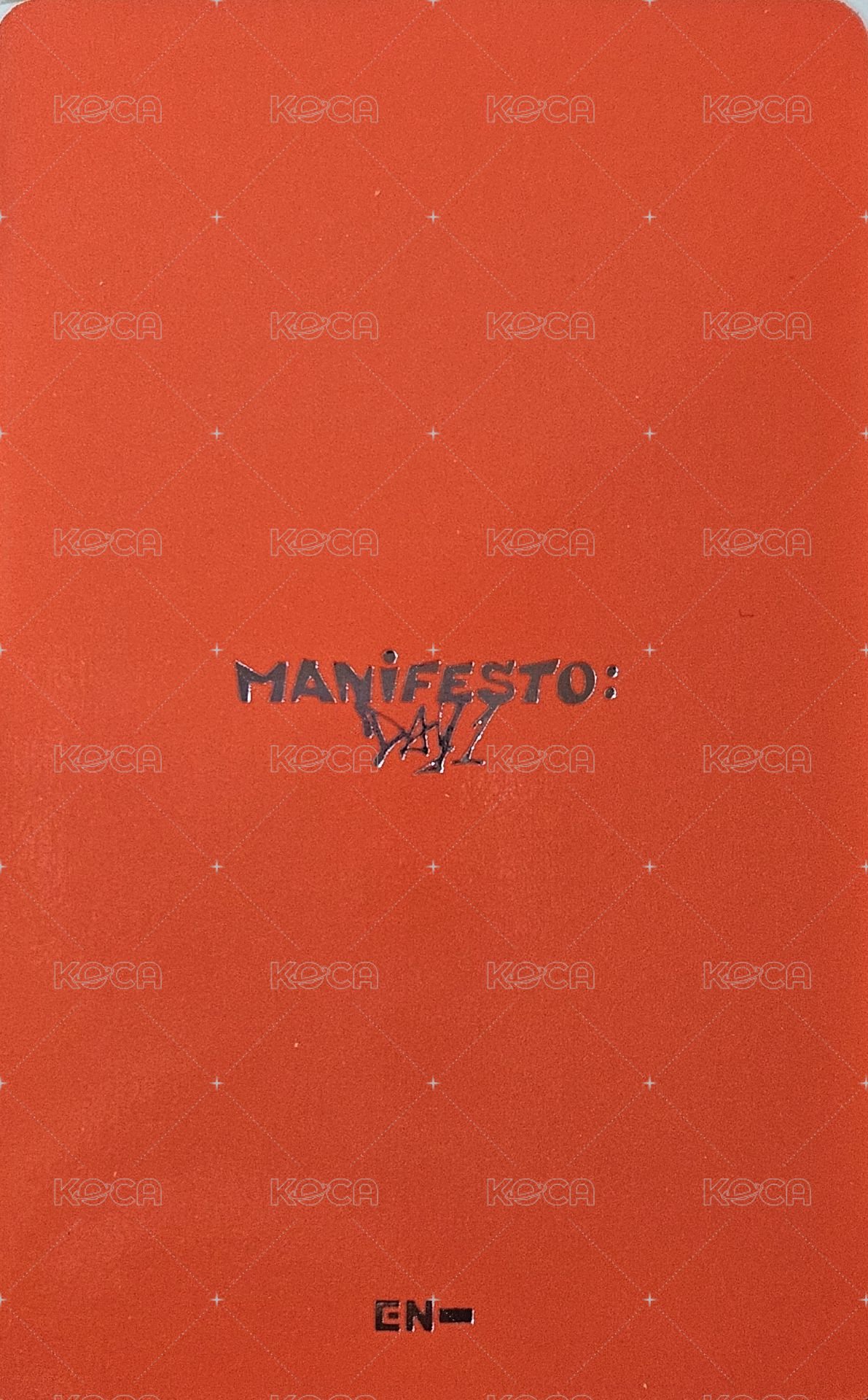 迷三 J ver. b版禹 專輯卡  背面