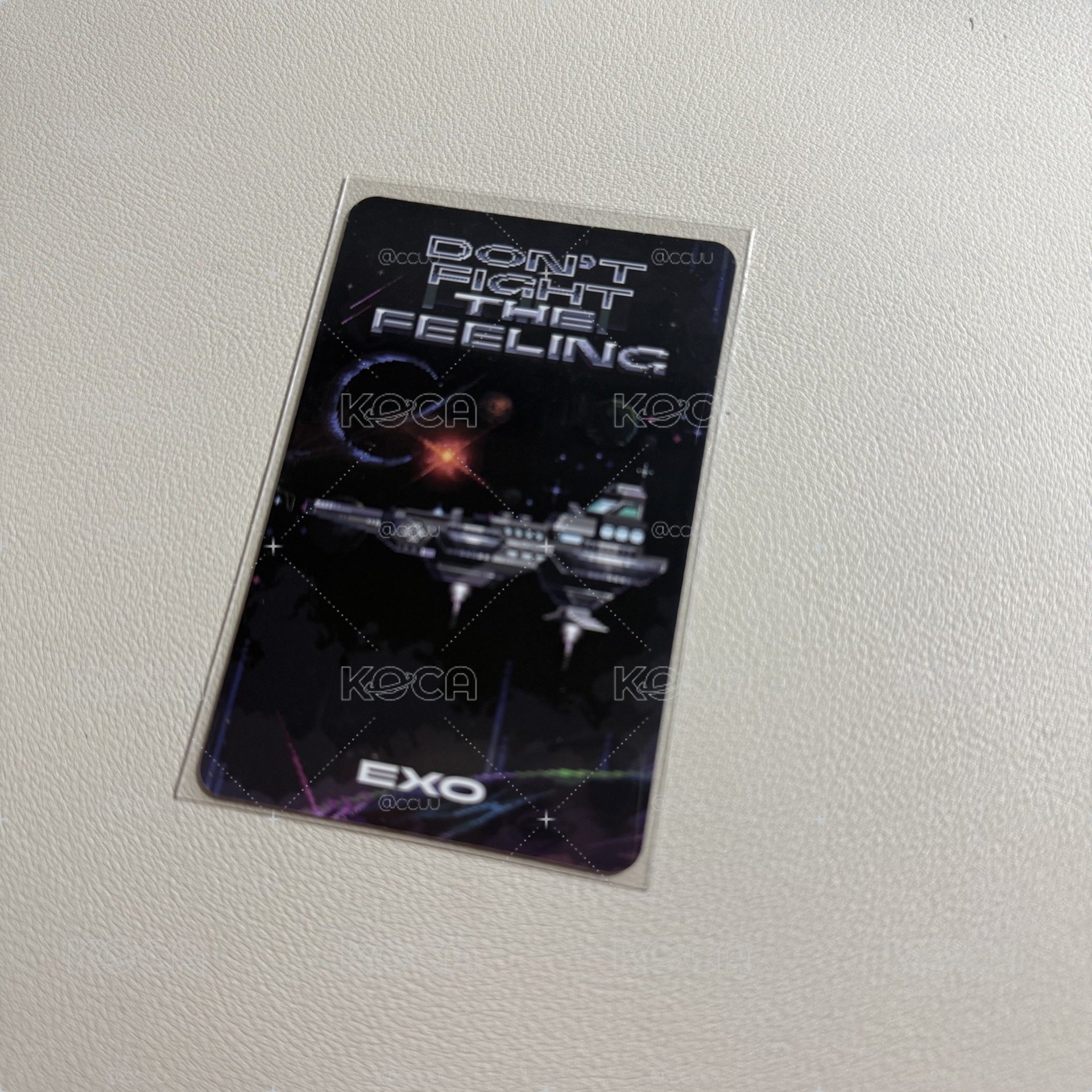 DON'T FIGHT THE FEELING 專輯卡 AR Clip Card