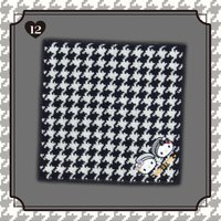 生日限定 千鳥格 小毛巾