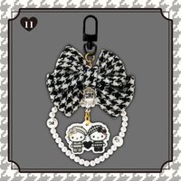 生日限定 千鳥格 鑰匙圈