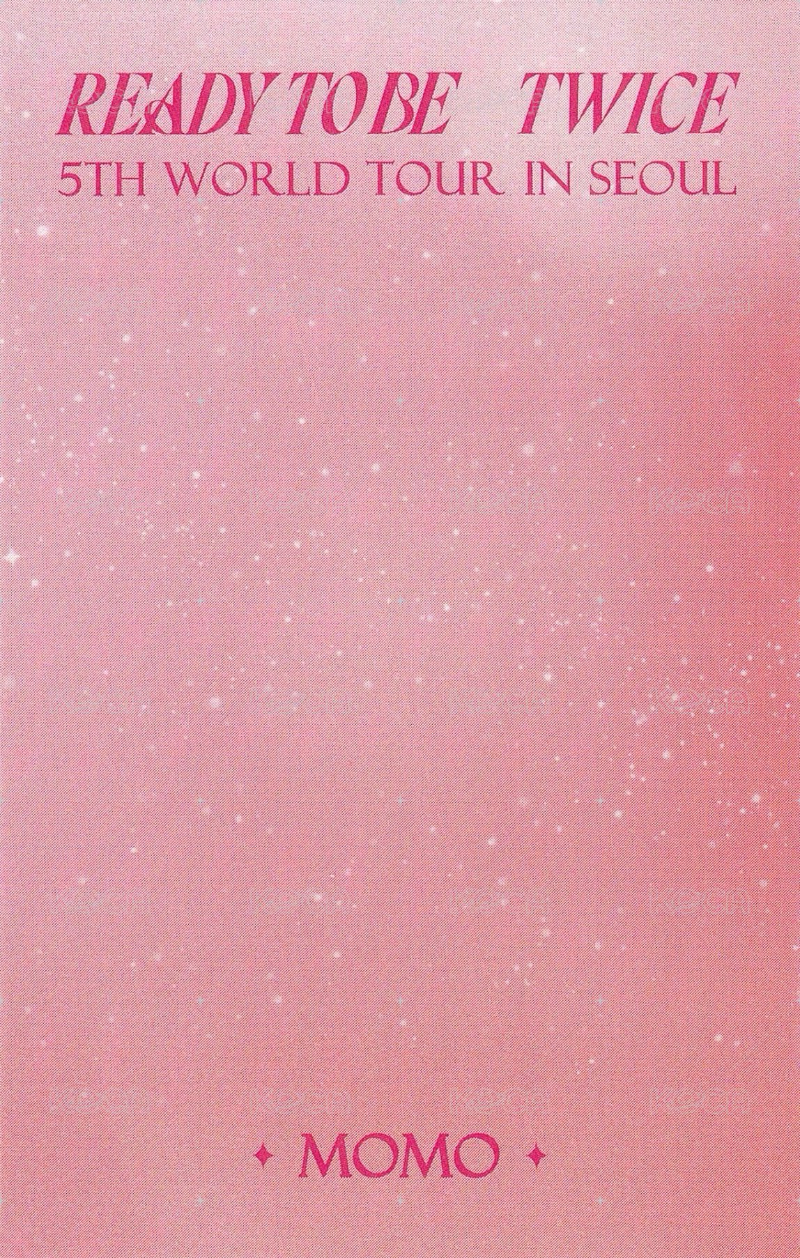 23’ 五巡 演唱會 DVD / CD 卡 首爾場 背面