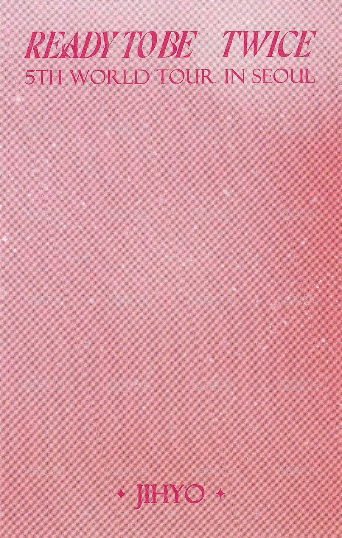 23’ 五巡 演唱會 DVD / CD 卡 首爾場 背面