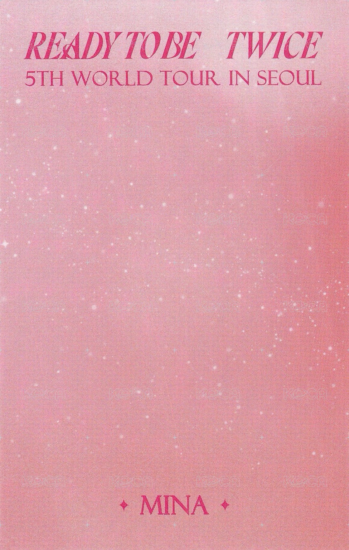 23’ 五巡 演唱會 DVD / CD 卡 首爾場 背面