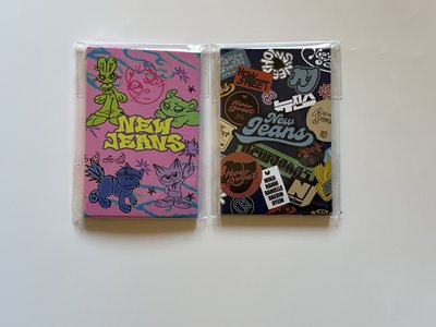 NJ 粉藍 未拆卡包