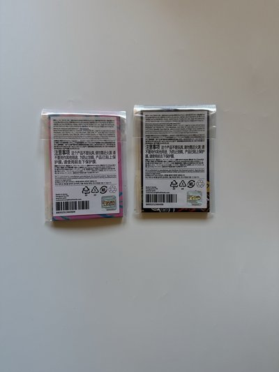 NJ 粉藍 未拆卡包