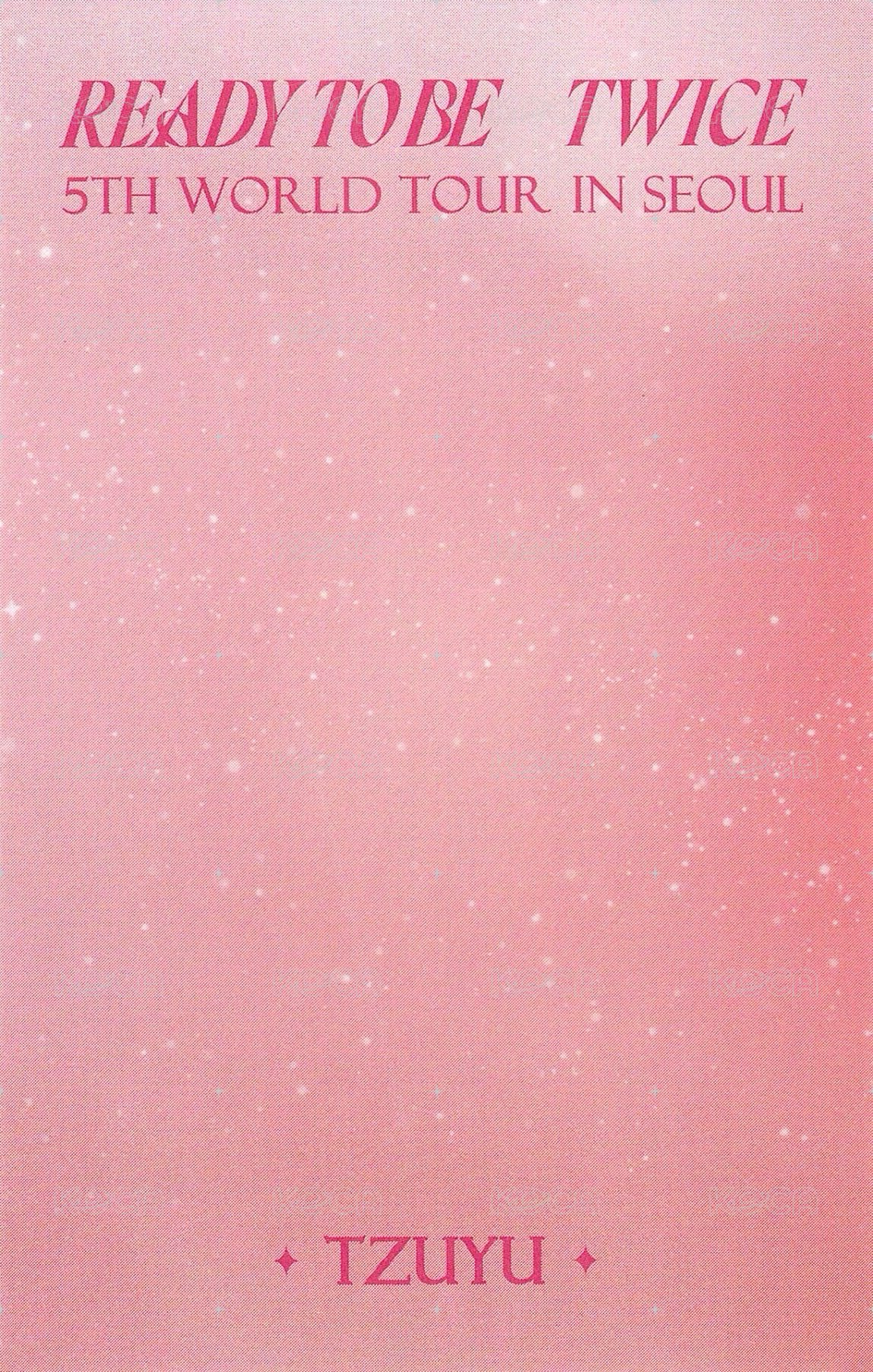 23’ 五巡 演唱會 DVD / CD 卡 首爾場 背面