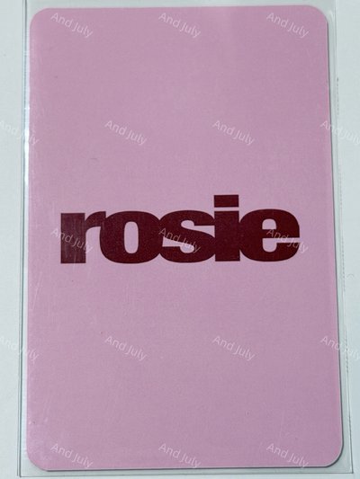 ROSÉ rosie K4特典