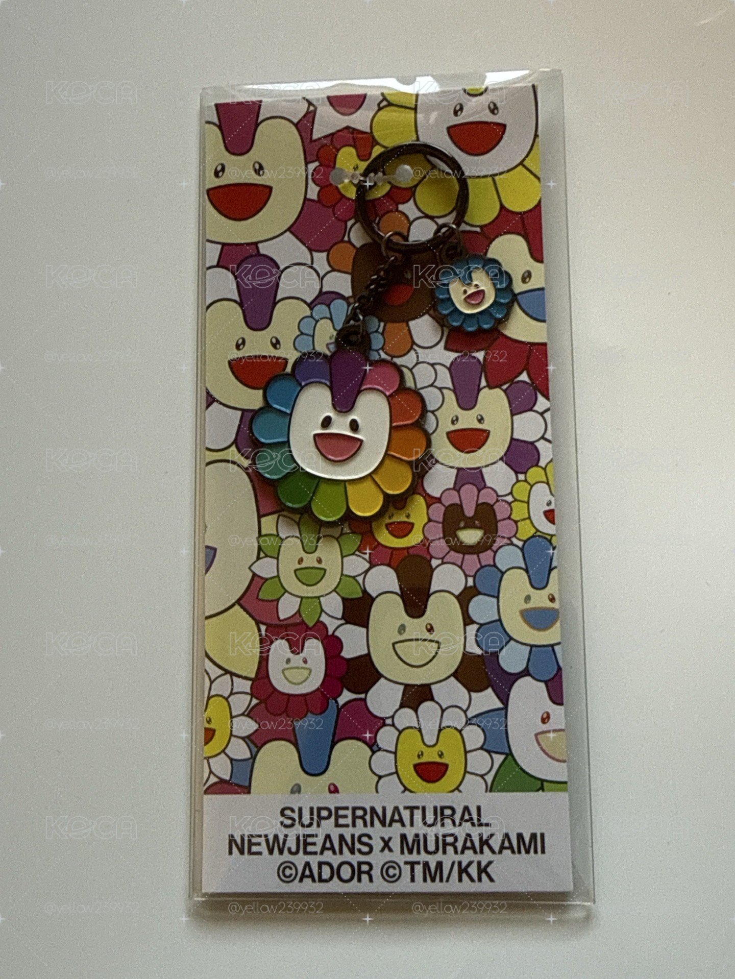 NJ 村上隆 小花 鑰匙圈 