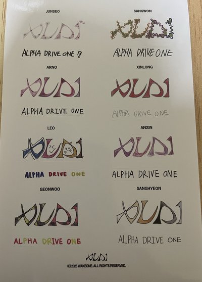 ALD1-一期會員《小卡大卡+貼紙+吊飾綁售》