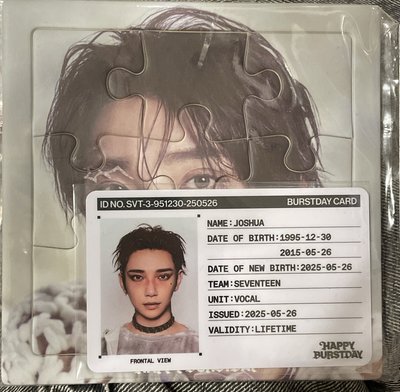 Joshua ID卡、拼圖