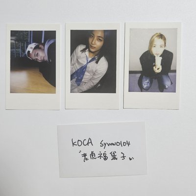 15’BOYS WISH 周邊卡 A ver 閃鑽拍立得鐵盒卡 淨漢