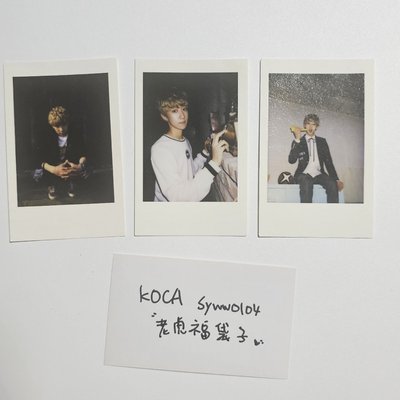 15’BOYS WISH 周邊卡 A ver 閃鑽拍立得鐵盒卡 THE 8