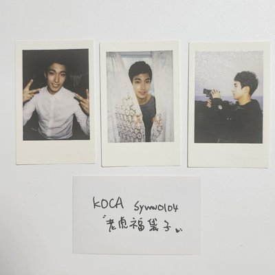 15’BOYS WISH 周邊卡 A ver 閃鑽拍立得鐵盒卡