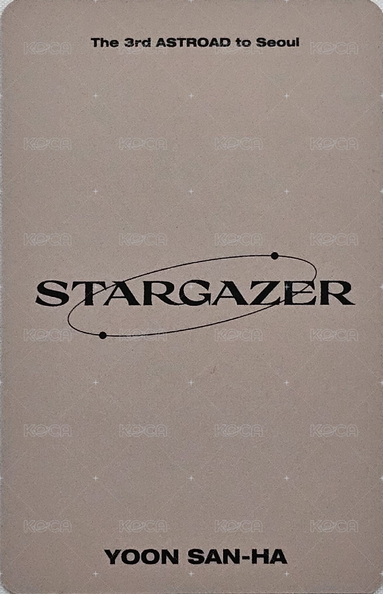 三巡演唱會 周邊卡 項鍊卡 背面