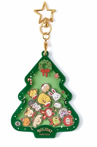 聖誕MINITEEN  搖搖鑰匙圈吊飾