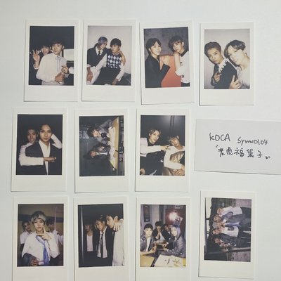 15’BOYS WISH 周邊卡 B ver 閃鑽拍立得鐵盒卡 雙人/多人合照